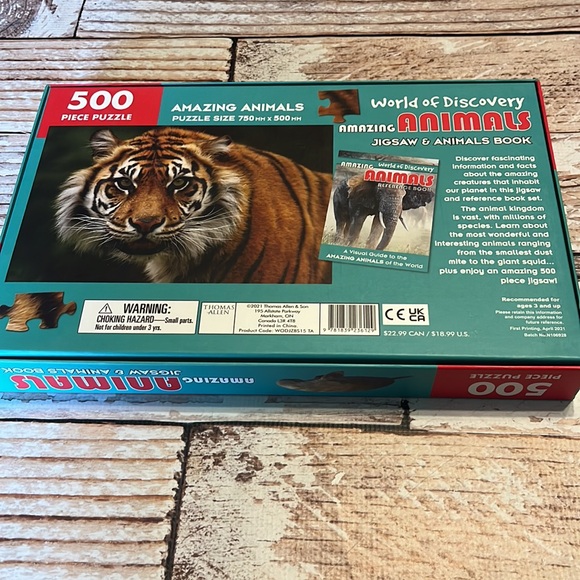 Amazing Animals Puzzle & Book - Picture 5 of 6